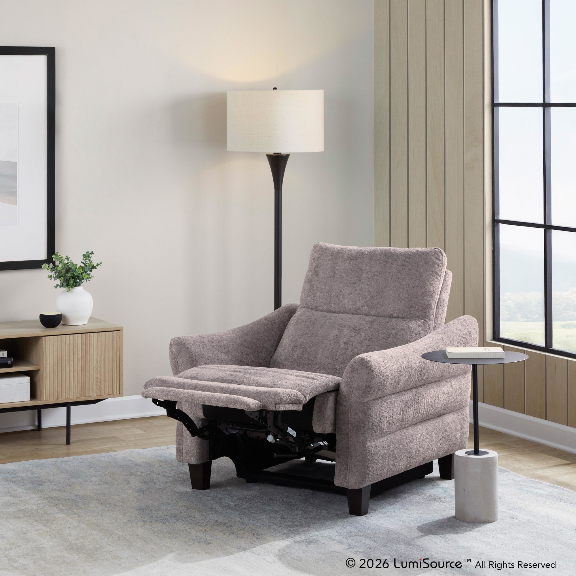 Slope Upholstered Power Recliner